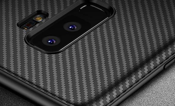 Crong Prestige Carbon Cover - Etui Samsung Galaxy S9+ (czarny) - zdjęcie 7