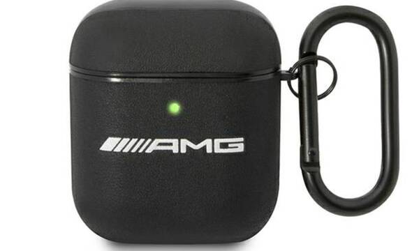 AMG Leather Big Logo - Etui AirPods (czarny) - zdjęcie 1