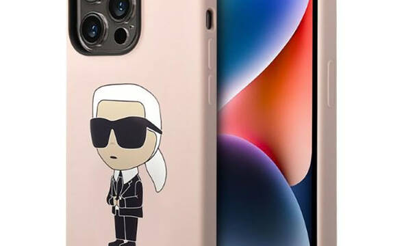 Karl Lagerfeld Silicone NFT Ikonik MagSafe - Etui iPhone 14 Pro (r - zdjęcie 1