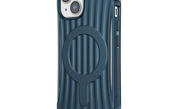 X-Doria Raptic Clutch MagSafe - Biodegradowalne etui iPhone 14 (Drop-Tested 3m) (Marine Blue) - zdjęcie 1