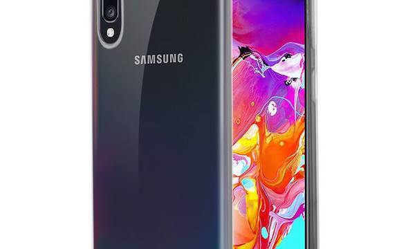 Crong Crystal Slim Cover - Etui Samsung Galaxy A70 (przezroczysty) - zdjęcie 1