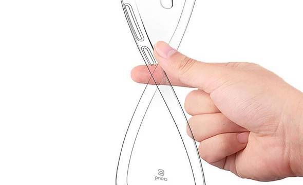 Crong Crystal Slim Cover - Etui Samsung Galaxy A40 (przezroczysty) - zdjęcie 3