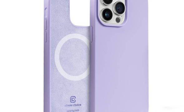 Crong Color Cover Magnetic - Etui iPhone 14 Pro Max MagSafe (fioletowy) - zdjęcie 1