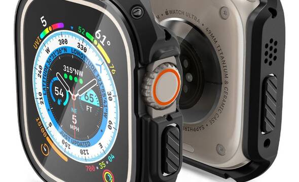 Spigen Tough Armor - Obudowa do Apple Watch Ultra 49 mm (czarny) - zdjęcie 1