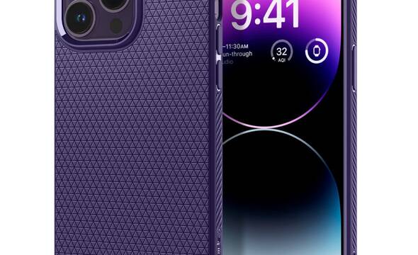 Spigen Liquid Air - Etui do iPhone 14 Pro (Fioletowy) - zdjęcie 1