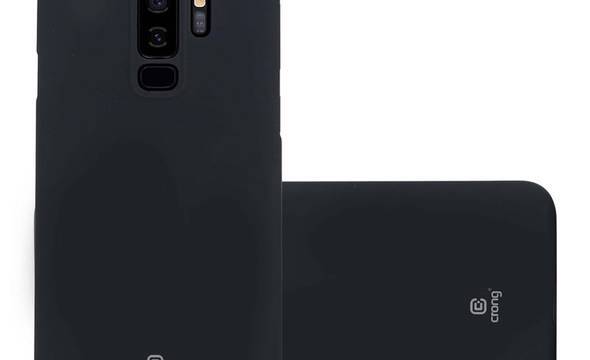 Crong Smooth Skin - Etui Samsung Galaxy S9+ (czarny) - zdjęcie 1