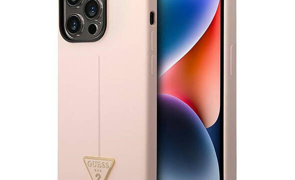 Guess Silicone Triangle Logo - Etui iPhone 14 Pro Max (r - zdjęcie 1