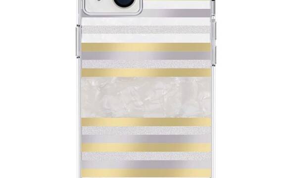 Case-Mate Pearl Stripes MagSafe - Etui iPhone 14 Plus zdobione mas - zdjęcie 1