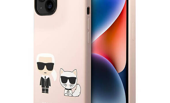 Karl Lagerfeld Liquid Silicone Karl & Choupette MagSafe - Etui iPhone 14 Plus (r - zdjęcie 1