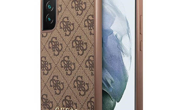 Guess 4G Metal Logo - Etui Samsung Galaxy S23+ (bršzowy) - zdjęcie 1