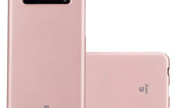 Crong Smooth Skin - Etui Samsung Galaxy S10 (Rose Gold) - zdjęcie 1