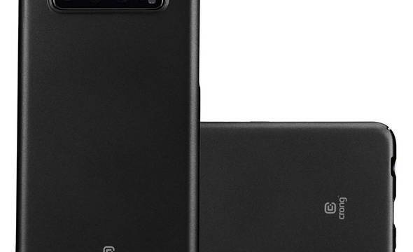 Crong Smooth Skin - Etui Samsung Galaxy S10+ (czarny) - zdjęcie 1