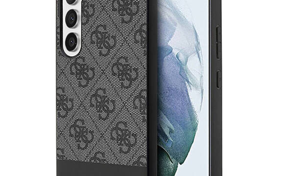 Guess 4G Bottom Stripe Metal Logo Collection - Etui Samsung Galaxy S23 (czarny) - zdjęcie 1