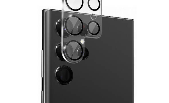 Crong Lens Shield - Szkło na aparat i obiektyw Samsung Galaxy S23 Ultra - zdjęcie 1