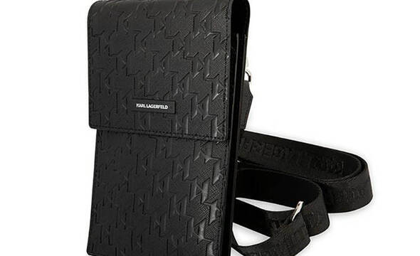 Karl Lagerfeld Monogram Plate Wallet Phone Bag - Torba na smartfona i akcesoria (czarny) - zdjęcie 1