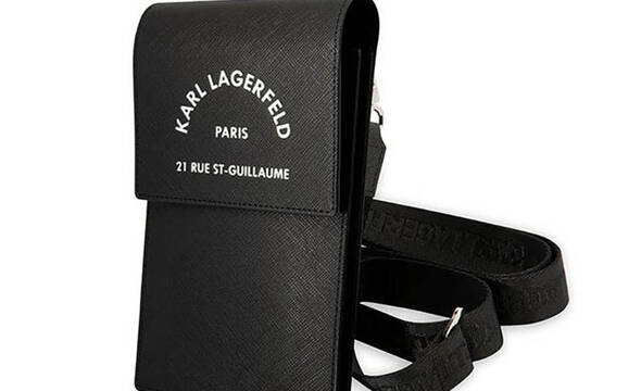 Karl Lagerfeld Embossed RSG Wallet Phone Bag - Torba na smartfona i akcesoria (czarny) - zdjęcie 1