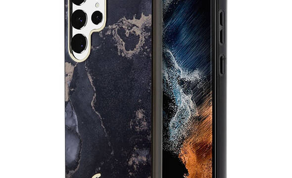 Guess Golden Marble Collection - Etui Samsung Galaxy S23 Ultra (czarny) - zdjęcie 1