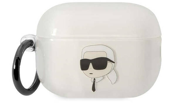 Karl Lagerfeld NFT Ikonik Karl Head - Etui AirPods Pro 2 (przezroczysty) - zdjęcie 1