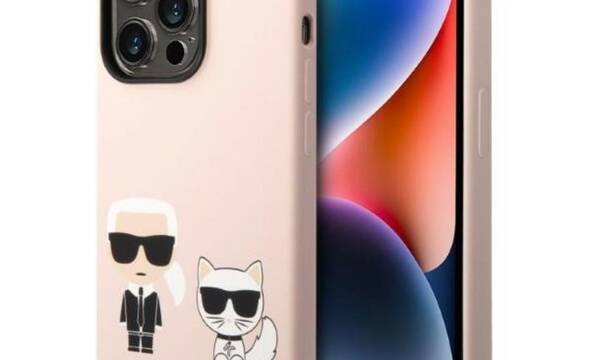Karl Lagerfeld Liquid Silicone Karl & Choupette MagSafe - Etui iPhone 14 Pro Max (r - zdjęcie 1
