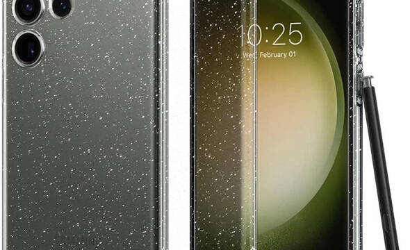 Spigen Liquid Crystal Glitter - Etui do Samsung Galaxy S23 (Przezroczysty) - zdjęcie 1