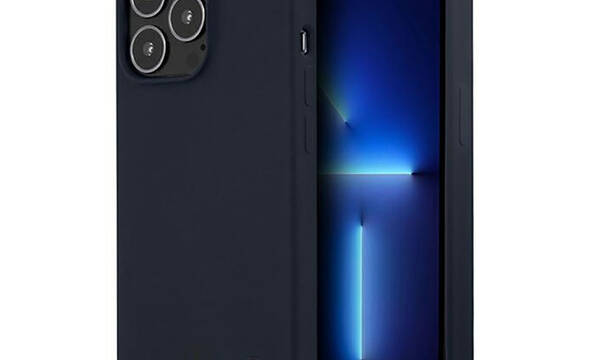 BMW Silicone Signature Logo - Etui iPhone 13 Pro Max (granatowy) - zdjęcie 1