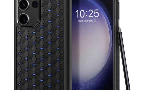 Spigen Cryo Armor - Etui do Samsung Galaxy S23 Ultra (Matte Black) - zdjęcie 1