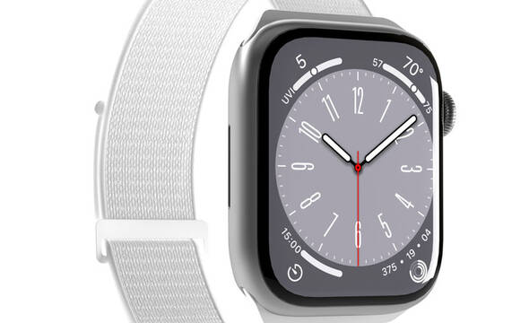 PURO Nylon Sport - Pasek do Apple Watch 44/45/46/49 mm (Bia - zdjęcie 1