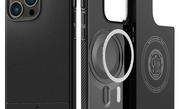 Spigen Rugged Armor Mag MagSafe - Etui do iPhone 14 Pro (Czarny) - zdjęcie 1