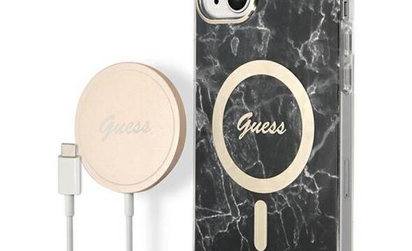 Guess Bundle Pack MagSafe IML Marble - Zestaw etui +  - zdjęcie 1