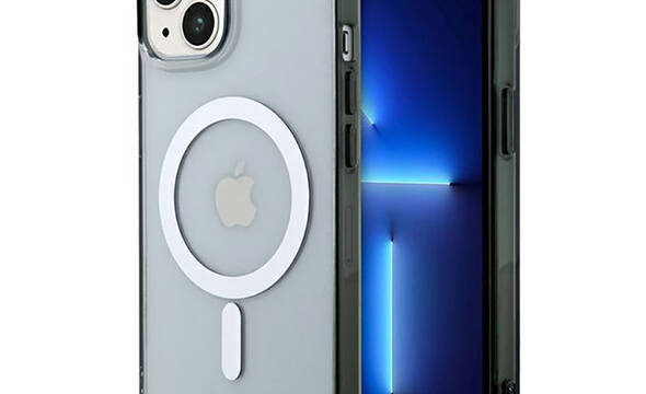 BMW Silver Ring MagSafe - Etui iPhone 14 Plus (Przezroczysty) - zdjęcie 1