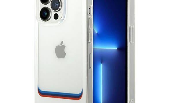 BMW Transparent Center - Etui iPhone 14 Pro Max (bia - zdjęcie 1