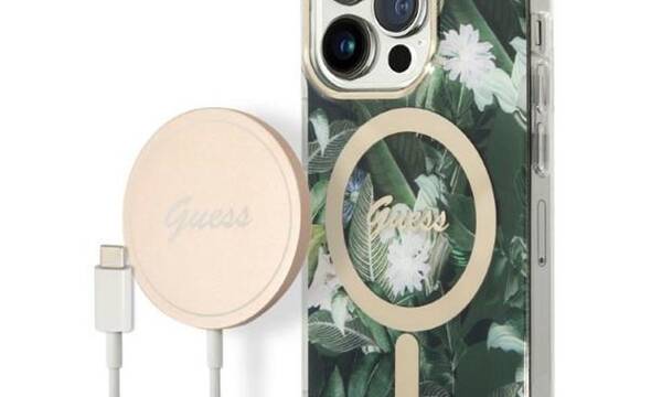Guess Bundle Pack MagSafe IML Jungle - Zestaw etui +  - zdjęcie 1