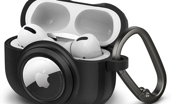 Spigen Tag Armor Duo - Etui do Apple Airpods Pro 1 / 2 / AirTag (Czarny) - zdjęcie 1
