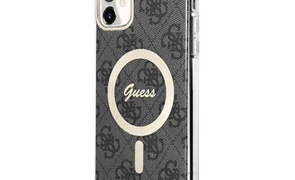 Guess 4G MagSafe - Etui iPhone 11 (Czarny) - zdjęcie 1