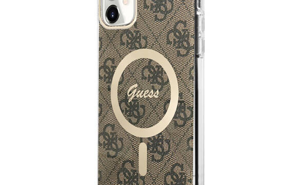 Guess 4G MagSafe - Etui iPhone 11 (Br - zdjęcie 1
