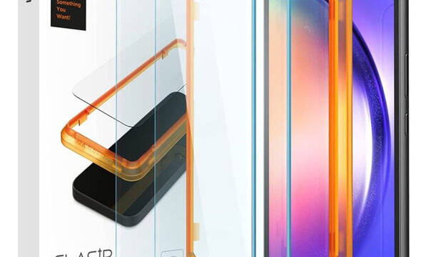Spigen Alm Glas.TR 2-Pack - Szkło hartowane do Samsung Galaxy A54 5G (2 szt.) (Clear) - zdjęcie 1