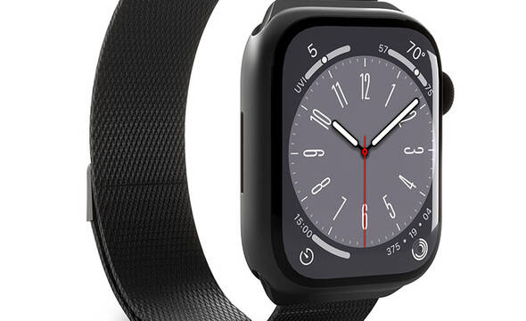 Puro Milanese Magnetic Band - Pasek ze stali nierdzewnej do Apple Watch 38/40/41/42 mm (czarny) - zdjęcie 1