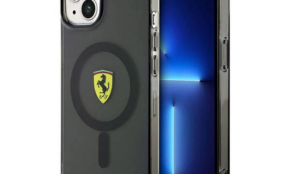 Ferrari Translucent MagSafe - Etui iPhone 14 Plus (Czarny) - zdjęcie 1