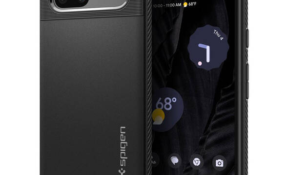 Spigen Rugged Armor - Etui do Google Pixel 7A (Czarny) - zdjęcie 1