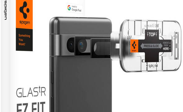 Spigen Optik.TR EZ Fit Camera Lens Protector 2-Pack - Szk - zdjęcie 1