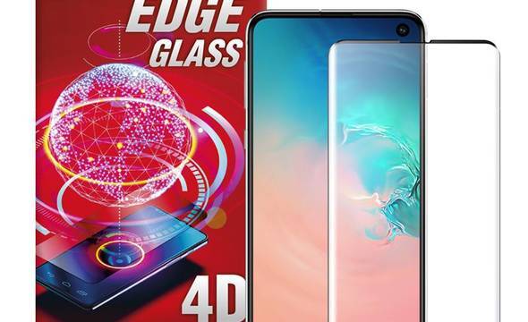 Crong Edge Glass 4D Full Glue - Szkło hartowane na cały ekran Samsung Galaxy S10 - zdjęcie 1