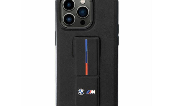 BMW Grip Stand Hot Stamp - Etui iPhone 14 Plus (czarny) - zdjęcie 1