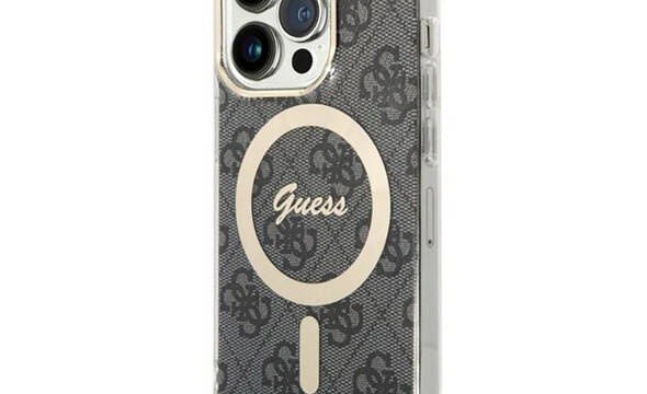Guess 4G MagSafe - Etui iPhone 14 Pro (Czarny) - zdjęcie 1