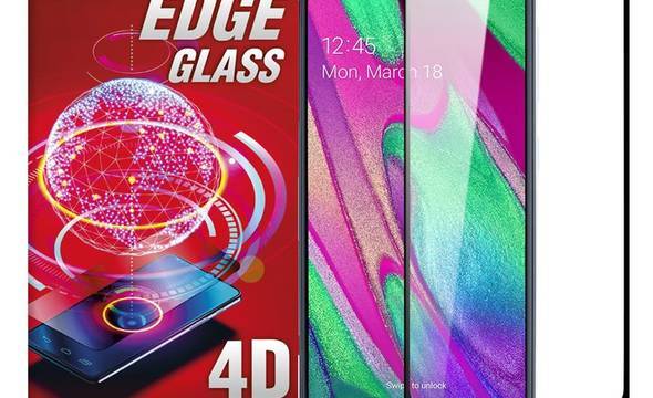 Crong Edge Glass 4D Full Glue - Szkło hartowane na cały ekran Samsung Galaxy A40 - zdjęcie 1