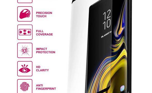 Crong Edge Glass 4D Full Glue - Szkło hartowane na cały ekran Samsung Galaxy Note 9 + ramka instalacyjna - zdjęcie 3