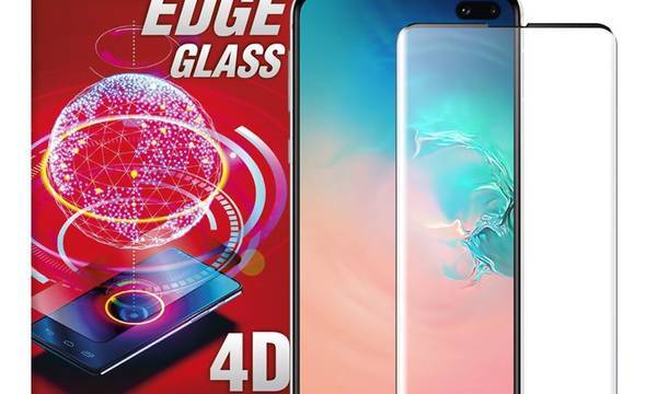 Crong Edge Glass 4D Full Glue - Szkło hartowane na cały ekran Samsung Galaxy S10+ - zdjęcie 1