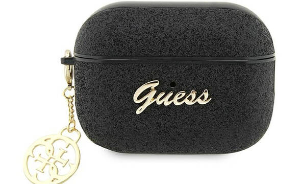 Guess 4G Glitter Flake - Etui AirPods Pro 2 (czarny) - zdjęcie 1