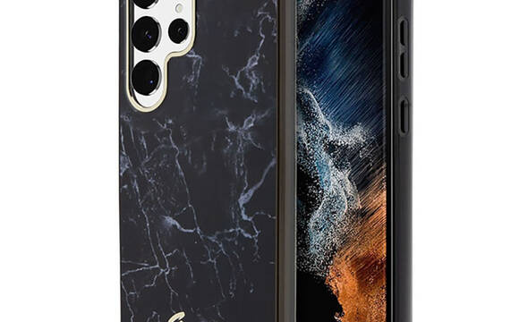 Guess Marble Collection - Etui Samsung Galaxy S23 Ultra (czarny) - zdjęcie 1