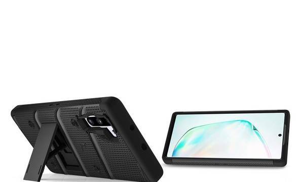 Zizo Bolt Cover - Pancerne etui Samsung Galaxy Note 10 oraz podstawka & uchwyt do paska (Black/Black) - zdjęcie 6