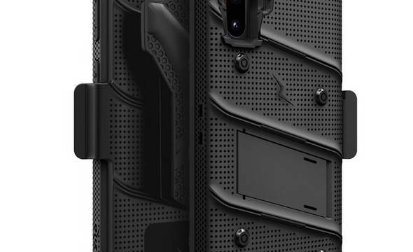 Zizo Bolt Cover - Pancerne etui Samsung Galaxy Note 10 oraz podstawka & uchwyt do paska (Black/Black) - zdjęcie 7